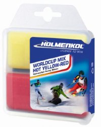 Набор парафинов Holmenkol Worldcup Mix Hot yellow/red (24128)