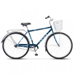 Велосипед Stels Navigator-300 С 28&quot; Z010 темно-синий рама: 20&quot; (2023) 