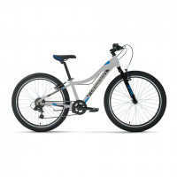 Велосипед Forward Twister 24 1.0 серебристый/синий рама: 12" (2023)
