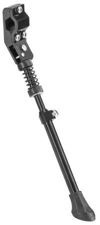 Подножка Stels BLF-F2 20"-28" крепление на 1 перо задней вилки (тонкое перо), телеск., алюм., черная