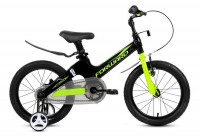 Велосипед Forward Cosmo 16 2.0 черный/зеленый (2020)