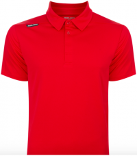 Футболка BAUER EU SPORT POLO SMU SR - RED (2021)