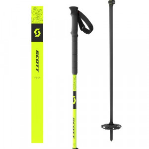 Палки горнолыжные Scott Proguide SRS Pole fluo yellow размер 105-140 (2024) 