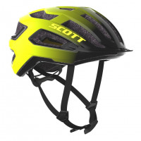 Велошлем Scott Arx Plus (CE) black/radium yellow RC