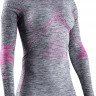 Термофутболка X-Bionic Energy Accumulator 4.0 Melange Lg Sl Grey Melange/Pink Women - Термофутболка X-Bionic Energy Accumulator 4.0 Melange Lg Sl Grey Melange/Pink Women