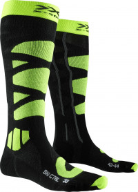 Носки X-Socks Ski Control 4.0 anthracite melange/phyton yellow G039
