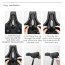 Седло ROCKBROS 38210006001, комфортное 608, черный - Седло ROCKBROS 38210006001, комфортное 608, черный