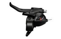 Шифтер/тормозная ручка Shimano Tourney TX800, 8 скоростей, трос 2050 мм, черная ESTTX800R8AL