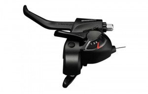 Шифтер/тормозная ручка Shimano Tourney TX800, 8 скоростей, трос 2050 мм, черная ESTTX800R8AL 