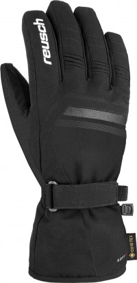 Перчатки горнолыжные Reusch Stanley GTX black/white