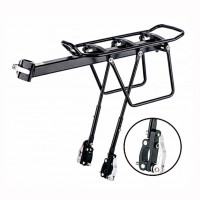 Багажник 24"-28" BLF-H33 STELS универсальный алюминиевый чёрный быстросъёмный