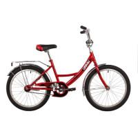 Велосипед Novatrack Urban 20" (без доп. колес) красный (2022)