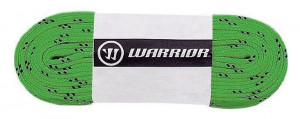 Шнурки хокейные с восковой пропиткой Warrior Laces Wax, GN, 244см 