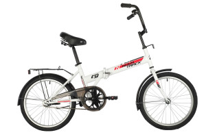 Велосипед NOVATRACK TG30, складной, 20&quot; белый (2021) 
