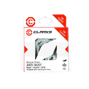 Цепь CLARKS 3-178 .CL10RB 1/2"x11/128" 116зв. антиржав. хромир. покрыт. с замком в коробке 10скор. 