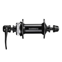 Втулка передняя Shimano TX505, 36 отверстия, QR, C.Lock, без кожуха, цвет черный