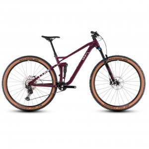 Велосипед Cube Stereo One22 Race 27.5&quot; wine´n´grey рама: XS (2025) 