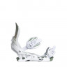 Крепления для сноуборда Jones Women's Aurora White/Art (2025) - Крепления для сноуборда Jones Women's Aurora White/Art (2025)