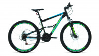 Велосипед Forward Raptor 27.5 2.0 D черный/бирюзовый 16" (2022)