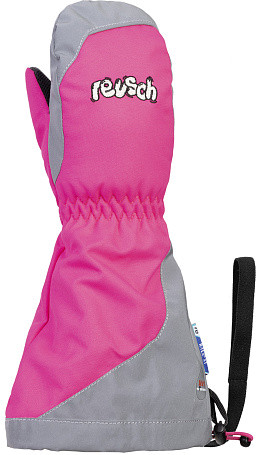 Варежки детские Reusch Walter R-Tex XT Mitten pink glo/reflective 