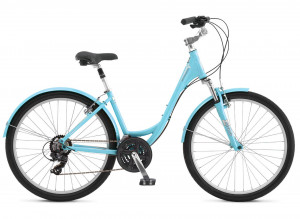 Велосипед Schwinn SIERRA WOMEN 26&quot; голубой Рама S (14&quot;) (2022) 