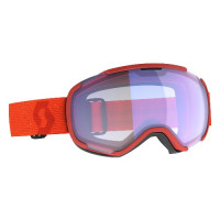 Маска Scott Faze II Goggle rust red/illuminator blue chrome