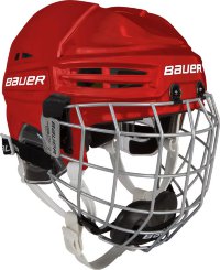 Шлем с маской Bauer Prodigy Combo YTH red (1045723)