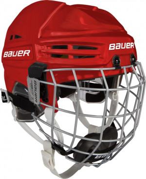 Шлем с маской Bauer Prodigy Combo YTH red (1045723) 