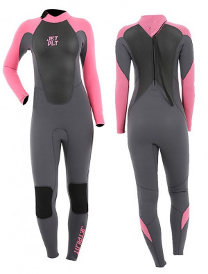 Гидрокостюм детский длинный Jetpilot Flight Youth 3/2mm Fullsuit wms. Pink (2020) 