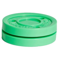 Шайба для стрит-хоккея Bluesports Green Biscuit мигающая светло-зеленая Шайба для стрит-хоккея Bluesports Green Biscuit мигающая светло-зеленая