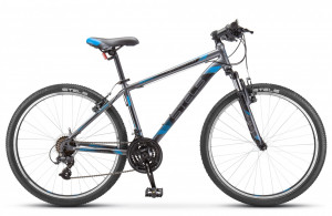 Велосипед Stels Navigator-500 V 26&quot; V030 серый/синий (2019) 