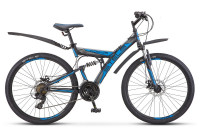 Велосипед Stels Focus MD 24" 18-sp V010 синий/черный рама: 16" (2021)