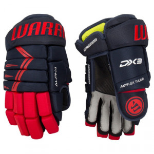 Перчатки Warrior Alpha DX3 JR синие/красные 