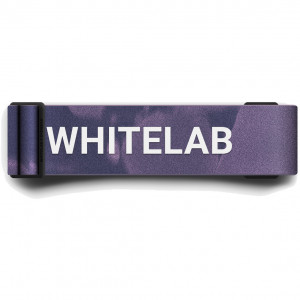 Ремешок для масок WhiteLab purple paint streaks/white 45 мм 