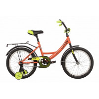 Велосипед Novatrack Vector 18" оранжевый (2022)