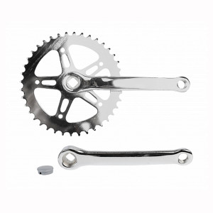 Шатуны 1/2&quot;х1/8&quot; 40 зуб. 165мм SOBAB-RS WHEELTOP &quot;под ромб&quot; стальные хромированные 