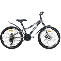 Велосипед Aist Rocky Junior 1.1 24" серый рама: OS (2026)