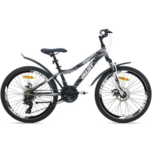 Велосипед Aist Rocky Junior 1.1 24" серый рама: OS (2026) 