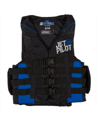 Спасательный жилет нейлон мужской Jetpilot Strike ISO 50N Nylon Vest w. Super Grip Black/Blue S18