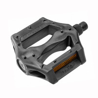 Педали FEIMIN FP-836, ось 9/16" со светоотражателями, пластиковые черные