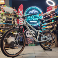 Велосипед Hagen Teen Pro Air 26" алюминий матовый рама: XS (15") (алюм., 9 ск, диск.торм)