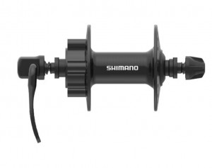 Втулка передняя SHIMANO TX506, 36 отверстий, 6-болт, QR, OLD 100мм, черный EHBTX506AAL 