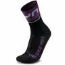 Носки женские UYN Cycling One Light Socks black/violet - Носки женские UYN Cycling One Light Socks black/violet
