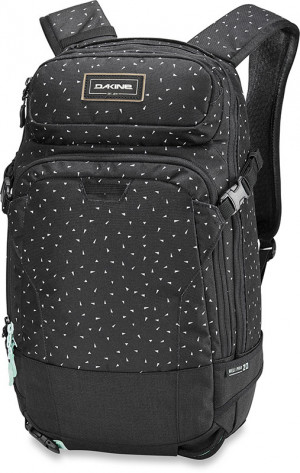 Сноубордический рюкзак Dakine Women&#039;s Heli Pro 20L Kiki (черно-серый в белую крапинку) 