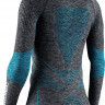 Термофутболка X-Bionic Energy Accumulator 4.0 Melange LG SL Women dark grey melange/water green G162 - Термофутболка X-Bionic Energy Accumulator 4.0 Melange LG SL Women dark grey melange/water green G162