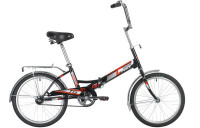 Велосипед складной Novatrack TG30 20" черный (2020)