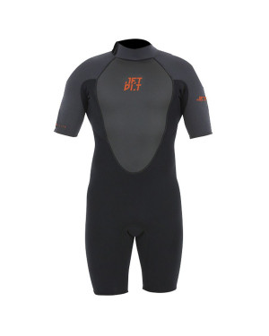 Гидрокостюм детский короткий Jetpilot Flight Youth S/S 2mm Springsuit Charcoal 190910 (2020) 