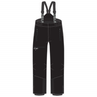 Брюки Vist Apex Cross Insulated Pants Half Zip Man RUS SKI TEAM black 999999 (2025)