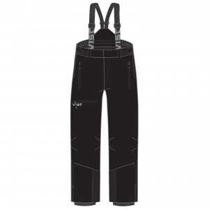 Брюки Vist Apex Cross Insulated Pants Half Zip Man RUS SKI TEAM black 999999 (2025) 