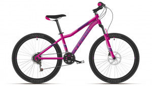 Велосипед Stark Bliss 24.1 D фиолетовый/розовый/белый (2021) 
